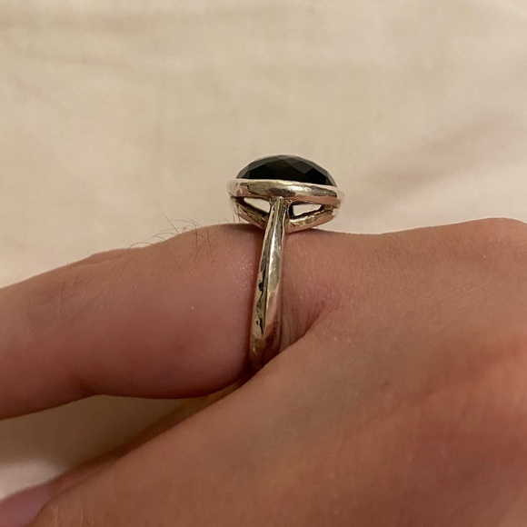 Ippolita Hammered Rock Candy Lollipop Black Onyx Ring - Picture 2 of 8